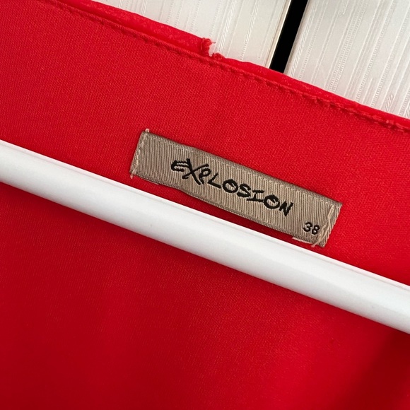 Red dress with goldish sequin - Picture 4 of 4